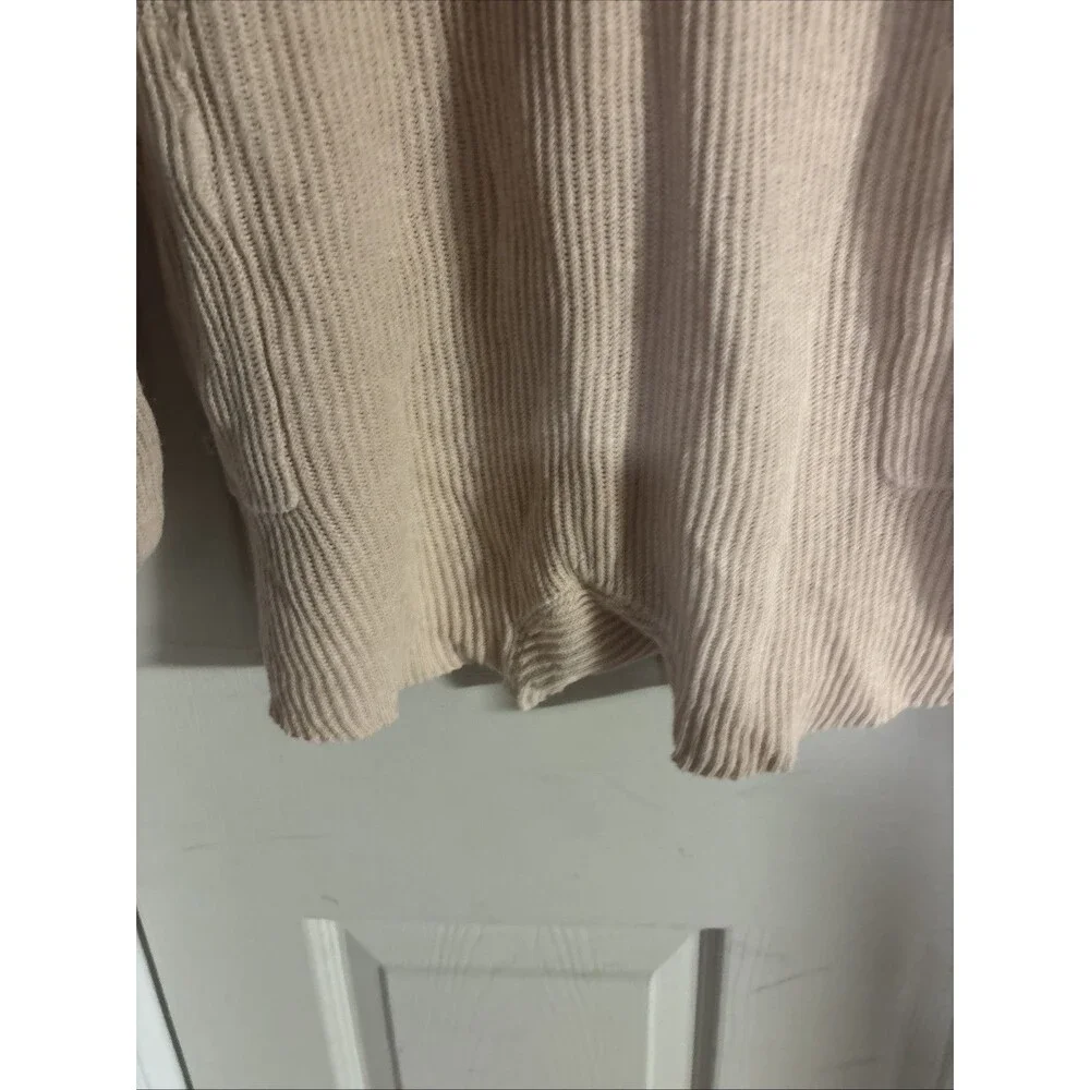 Free People FP Beach Picnic Sweater Romper Small Beige